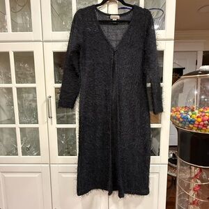 Susan Lawrence Black Textured Cardigan